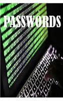 Passwords: Password Book for own passwords, 120 lined pages