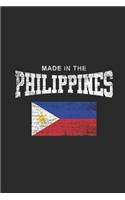 Made In The Philippines: Blank Lined Notebook (6" x 9" - 120 pages) Wonderful Philippines Notebook for Daily Journal, Diary, and Gift