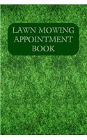 Lawn Mowing Appointment Book