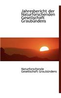 Jahresbericht Der Naturforschenden Gesellschaft Graub Ndens