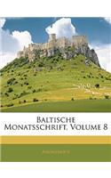 Baltische Monatsschrift, Achter Band