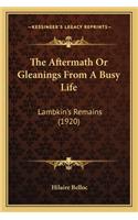 The Aftermath Or Gleanings From A Busy Life: Lambkin's Remains (1920)(English)