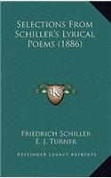 Selections From Schiller's Lyrical Poems (1886)