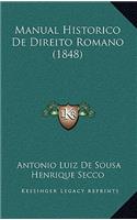 Manual Historico de Direito Romano (1848)