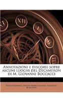 Annotazioni E Discorsi Sopre Alcuni Luoghi del Decameron Di M. Giovanni Boccacci