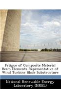 Fatigue of Composite Material Beam Elements Representative of Wind Turbine Blade Substructure