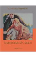 Mysterious Mr. Sabin: Large Print