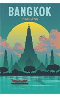 Bangkok Travel Notebook [Lined] [6x9] [110 pages]