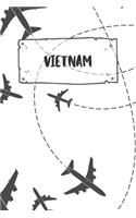 Vietnam: Ruled Travel Diary Notebook or Journey Journal - Lined Trip Pocketbook for Men and Women with Lines