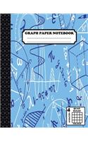 Graph Paper Notebook. Quad Ruled-4 Squares Per Inch: Grid Notebook/Grid Paper Journal 8.5x11 in. Math Composition