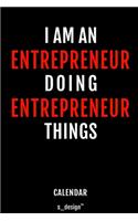 Calendar for Entrepreneurs / Entrepreneur: Everlasting Calendar / Diary / Journal (365 Days / 3 Days per Page) for notes, journal writing, event planner, quotes & personal memories