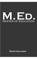 Master of Education Monatsplaner