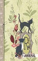 R Journal: Whimsical Lined Notebook for Cat Lover