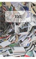Togo: Ruled Travel Diary Notebook or Journey Journal - Lined Trip Pocketbook for Men and Women with Lines