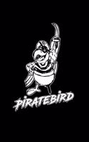 Piratebird: 6x9 PIRATES - blank with numbers paper - notebook - notes