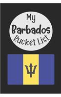 My Barbados Bucket List: Novelty Bucket List Themed Notebook