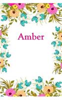 Amber: Amber Journal Diary Notebook