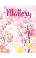 Mallory: Personalized Journal - A Pink Cherry Blossom Diary