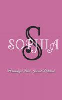 Sophia Personalized Lined Journal Notebook