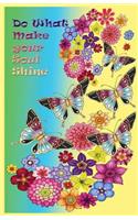 Do what make your soul shine ( notebook, Journal, diary ): do what make your soul shine is lovely notebook, routine diary, journaling, travel record, gift