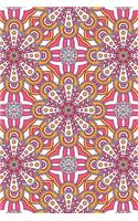 Bullet Journal Notebook Mandalas Pattern 4: 112 Page Numbered Dot Grid Bullet Journal with Index Pages and Key Pages in Portable 6 X 9 Size.