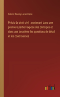 Précis de droit civil