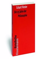 Die 25 Jahre Der Philosophie