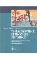 Thermodynamique Et Mécanique Statistique