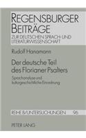 Der Deutsche Teil Des Florianer Psalters