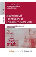 Mathematical Foundations of Computer Science 2014