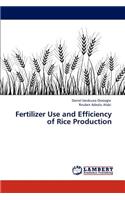 Fertilizer Use and Efficiency of Rice Production