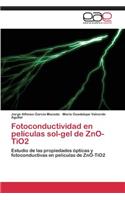 Fotoconductividad en películas sol-gel de ZnO-TiO2