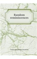 Random reminiscences