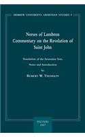 Nerses of Lambron. Commentary on the Revelation of Saint John