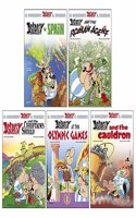 Asterix Series 3 (11-15) Collection 5 Books Set By Rene Goscinny (The Chieftains Shield, At the Olympic Games, Cauldron, Asterix in Spain, the Roman Agent)