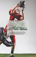 Power In Football: GEOMETRIC ABSTRACT FULL PAGE Coloring Book for Adults, FULL-PAGE Activity Book, Large 8.5x11, Ability to Relax, Brain Experiences Relief, Lower Stre