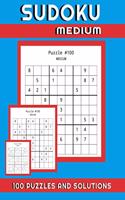 SUDUKO Medium 100 Puzzles and Solutions: Brain Games for Kids and Adults