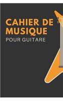 Cahier De Musique Pour Guitare