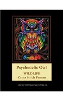 Psychedelic Owl: Wildlife Cross Stitch Pattern