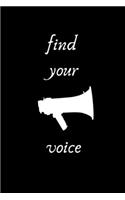 find your VOICE