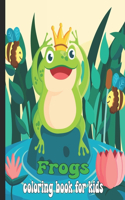 Frogs Coloring Book For Kids
