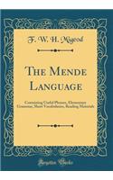 The Mende Language