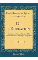 De l'Education