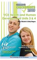 Cambridge Checkpoints Vce Health and Human Development Units 3 and 4 2009