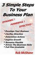 3 Simple Steps To Your Business Plan