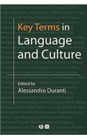 Key Terms in Language and Culture