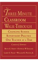 Three-Minute Classroom Walk-Through