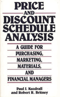 Price and Discount Schedule Analysis