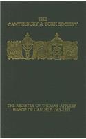The Register of Thomas Appleby, Bishop of Carlisle 1363-1395