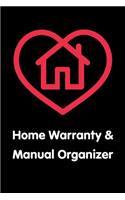 Home Warranty & Manual Organizer